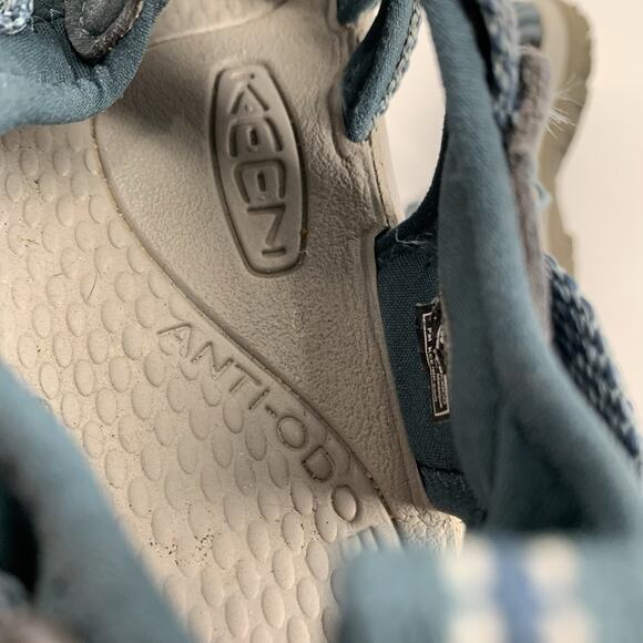 KEEN Whisper Outdoor Waterproof Walking Hiking Sandals Sz 9.5 Womens Smoke Blue - Picture 7 of 9